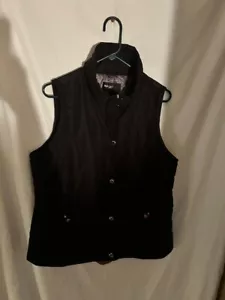 Style & Co Black Sleeveless Zip Up Puffy Vest Women's Size 1X - Picture 1 of 4