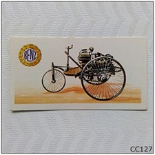 Brooke Bond History Of The Motor Car #2 1885 Benz 3-Wheeler Tea Card (CC127)