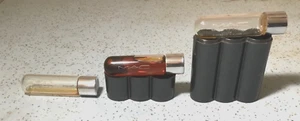 1999 MAC COSMETICS PURE OIL POTIONS 3-VIALS in HOLDER 2-EMPTY/1-FULL HYPERSOUK - Picture 1 of 15