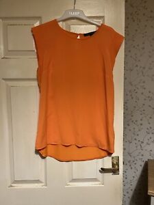 French Connection Orange T Shirt, Size L