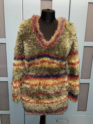 Strickpulli S / M Pulli Pullover HANDMADE handgestrickt Brazilia Tunika DIY 36 - Bild 1 von 4