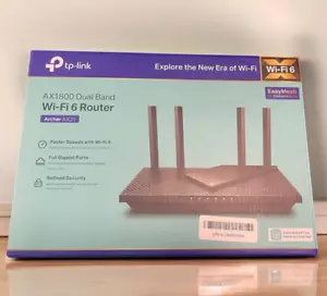 TP-Link WiFi 6 Router V4 AX1800 (Archer AX21) Dual Band Wireless Internet Router - Picture 1 of 9