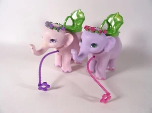 Barbie Tierinsel Prinzessin Shelly- Zubehör 2 Baby-Elefanten auf Rollen (15332) - Bild 1 von 7