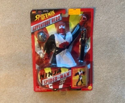 Marvel Spider-Man Adventure Hero Ninja 2000 figura de 10 pulgadas Toy Biz ¡NUEVO RARO! Foto 1 de 2