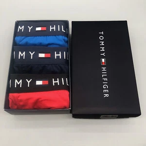 TOMMY HILFIGER MENS BOXERS TRUNKS 3 PACK SEVERAL COLOURS CLASSIC FIT CK M - 2XL