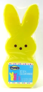 PEEPS Set of (4) Nesting Peeps Bunny Egg Containers Easter Candy Treats Toys - Picture 1 of 3