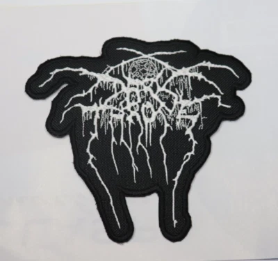 Darkthrone Patch Iron/Sew on Embroidered Black Metal Mayhem - Image 1 of 3