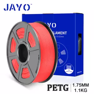 Filamento para impresora 3D JAYO PETG rojo 1,75 mm 1,1 kg con dureza de carrete - Imagen 1 de 9