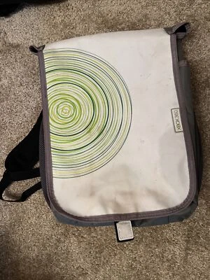 XBOX 360 System Games Accessories Gray/White Travel Bag Backpack Laptop Bag - Image 1 of 3