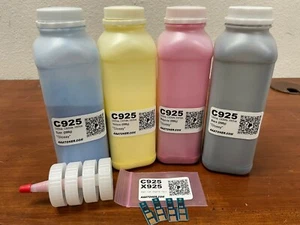 (200g x 4) Toner Mine für Lexmark C925, C925dte, X925, X925de + 4 Chips - Bild 1 von 4