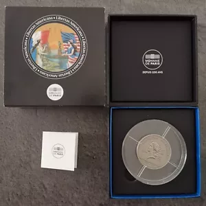 SCHATULLE 25 EURO SILBER BE 2023 LIBERTAS AMERICANA FRANKREICH 2000 EX. / SILBER EURO - Bild 1 von 9