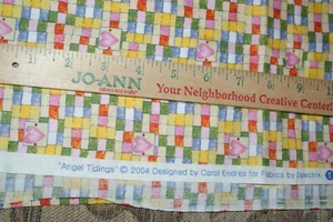 Angel Tidings 2004 Carol Endres Spectrix Fabric Traditions Cotton 33 x 42" - Picture 1 of 3