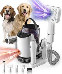 Dog Grooming Vacuum & Pet Hair Dryer & Dog Electric Clippers Suction OPEN BOX - Picture 1 of 14