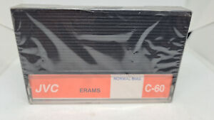 JVC C-60 ERAMS  Blank Audio Cassette Tape (Sealed) NOS! New