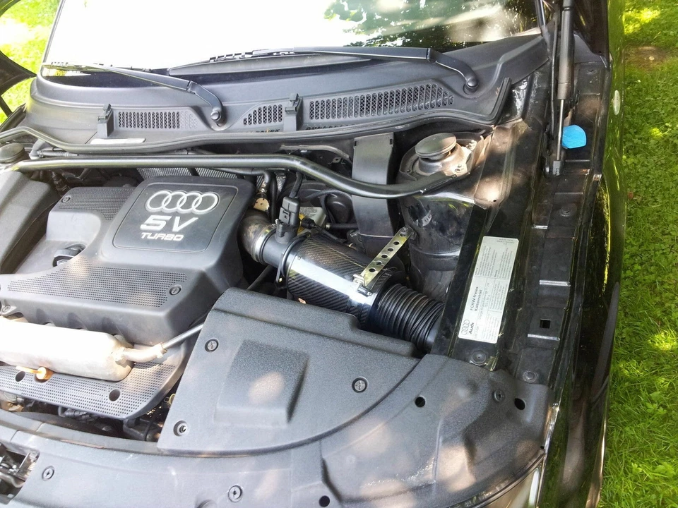 CARBON Air intake-System Audi TT 8N 150-224 PS Seat VW Sportluftfilter 1.8 Turbo - Bild 1 von 1