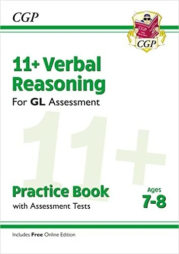 New 11+ GL Verbal Reasoning Practice Book & Assessment Tests - A - Image 1 of 1