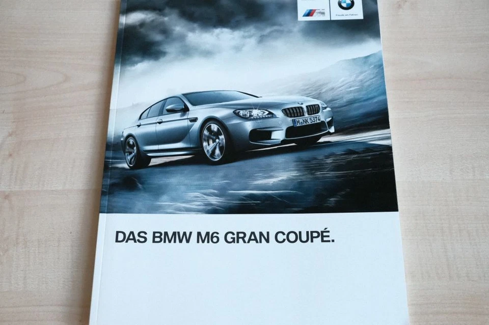 231253) BMW M6 Gran Coupé Prospekt 01/2014 Foto 1 de 1