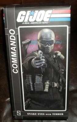 gi g i joe sideshow 12" 1/6 scale code name SNAKE EYES & TIMBER collector figure - Image 1 of 4
