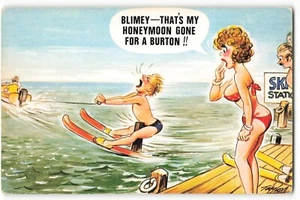 Postcard "Comic" Series No. 828 by Bamforth & Co., VTG ME6. - Afbeelding 1 van 2