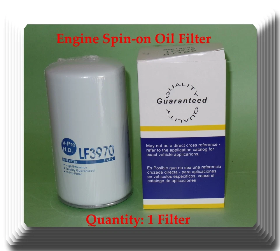 Filtro de aceite giratorio motor V-PRO HD LF3970 se adapta a Ford F650 F750 Foto 1 de 4