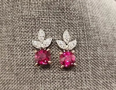 Восьмиугольник рубин подвеской на меди крюк серьги новый JTV COP724 - Изображение 1 из 4