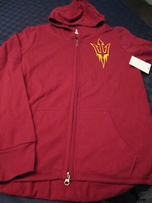 CHAQUETA CON CAPUCHA ROJA MEDIANA NUEVA CON ETIQUETAS TOUCH ASU ARIZONA STATE SUN DEVILS PARA MUJER Foto 1 de 2