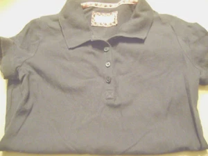 GIRLS OLD NAVY BLUE POLO TOP/SHIRT-SIZE LARGE-10/12- - Picture 1 of 1