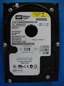 Western Digital WD800BB-00JHC0 IDE 80GB Hard Drive DCM: HSBHCTJCH Tested - Picture 1 of 4