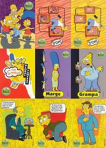 The Simpsons 10th Anniversary Celebration 2000 Inkworks Base Card Set of 81 AN - Picture 1 of 3