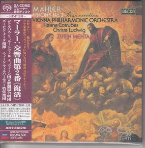 Mehta/VPO - Mahler: Symphony No. 2 [SHM-SACD] [Limited Release] (Japan Import) - Picture 1 of 2