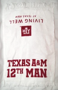 texas a&m aggies rally handtuch 12th man weiß - Bild 1 von 5