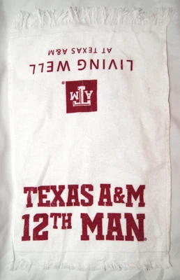 Texas a&m aggies ралли полотенце 12 человек белый - Изображение 1 из 4