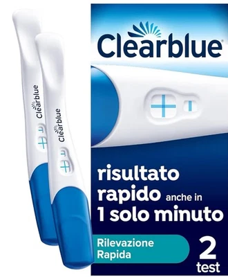 Clearblue Pregnancy Test Rapid Detection, Quick Result, 2 Tests,Packing May Vary - Immagine 1 di 4