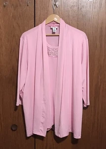 Camicetta camicia top donna Serengeti taglia 1x 18/20 1pz due perline rosa tunica - Foto 1 di 5