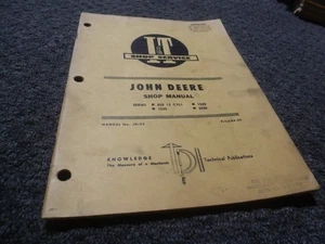 Manuale riparazione trattore I&T John Deere 820 1020 1520 2020 n. JD-32 xz - Foto 1 di 8