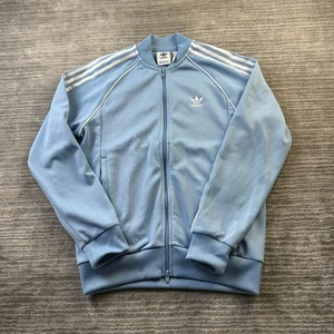 Adidas Jacket Mens Medium Blue Originals Trefoil Firebird Track SST TT - Picture 1 of 10