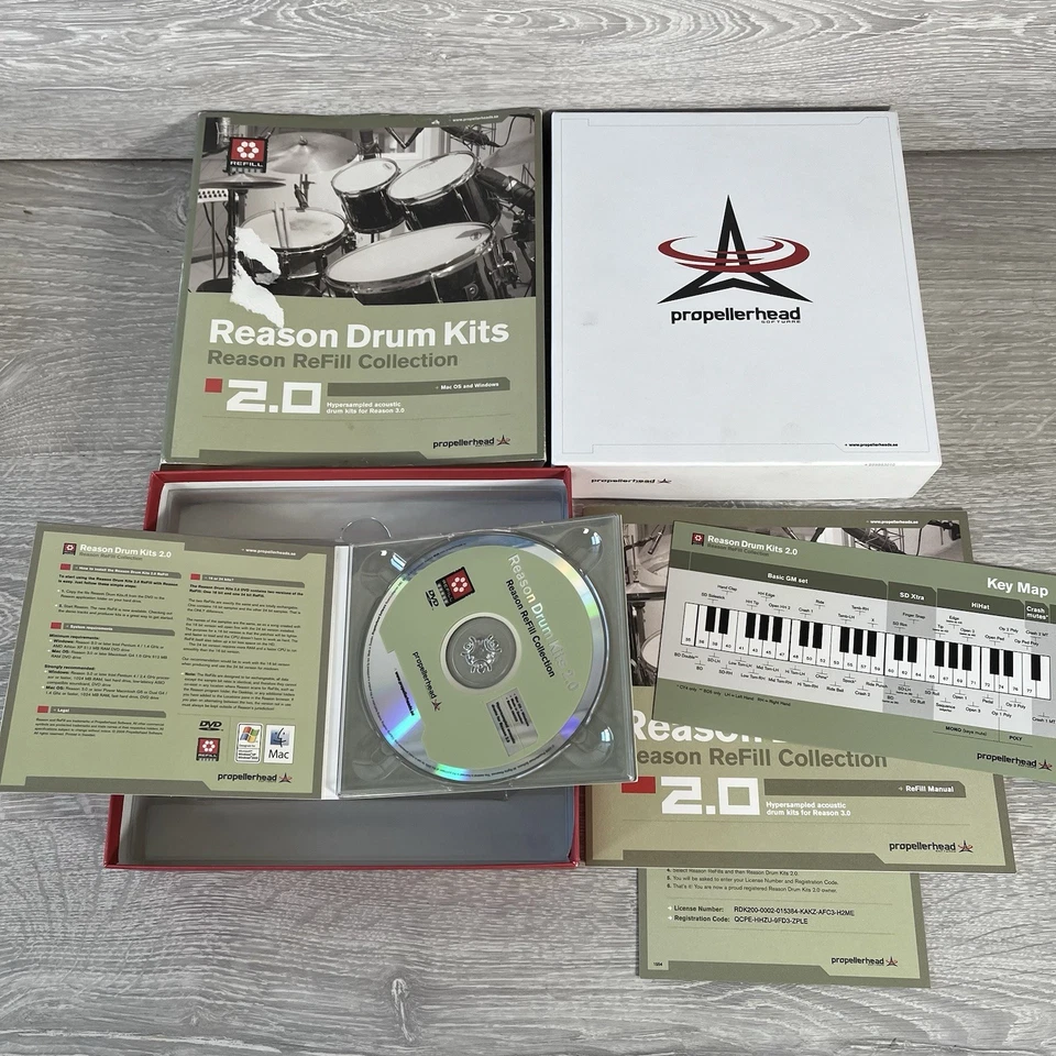 Propellerhead Reason Drum Kits 2.0 ReFill Boxed - Hypersampled mit Lizenz - Bild 1 von 4