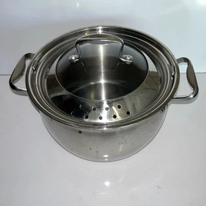 Tools Of the Trade BELGIQUE 6 QT. Stainless Steel Strainer Pot - Picture 1 of 13