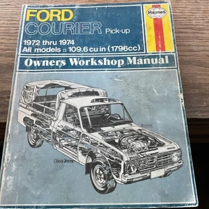 Haynes Ford Courier 1972 Thru. 1974 Work Shop Manual. - Bild 1 von 5