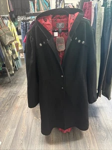 American Horror Story langer Damenmantel schwarz Midnight Hour exklusiv - Bild 1 von 9