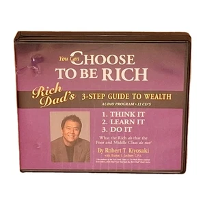 Rich Dad's You Can Choose To Be Rich Audio Program 12 CDs Robert T. Kiyosaki - Imagen 1 de 5