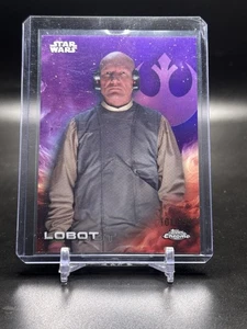 2025 Topps Chrome Star Wars Lobot Kamino Purple /199 - Picture 1 of 2