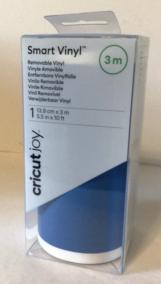 Cricut Joy™ Smart Vinyl™ – Removable OCEAN BLUE 5.5" x 10 ft (13.9cm x 3m) - Image 1 of 4