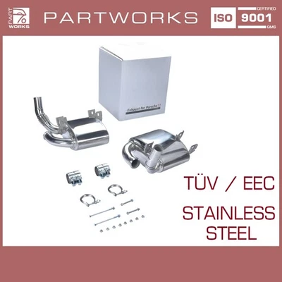 Muffler for Porsche 996 Carrera sport exhaust stainless steel L + R with accessories - Image 1 of 4