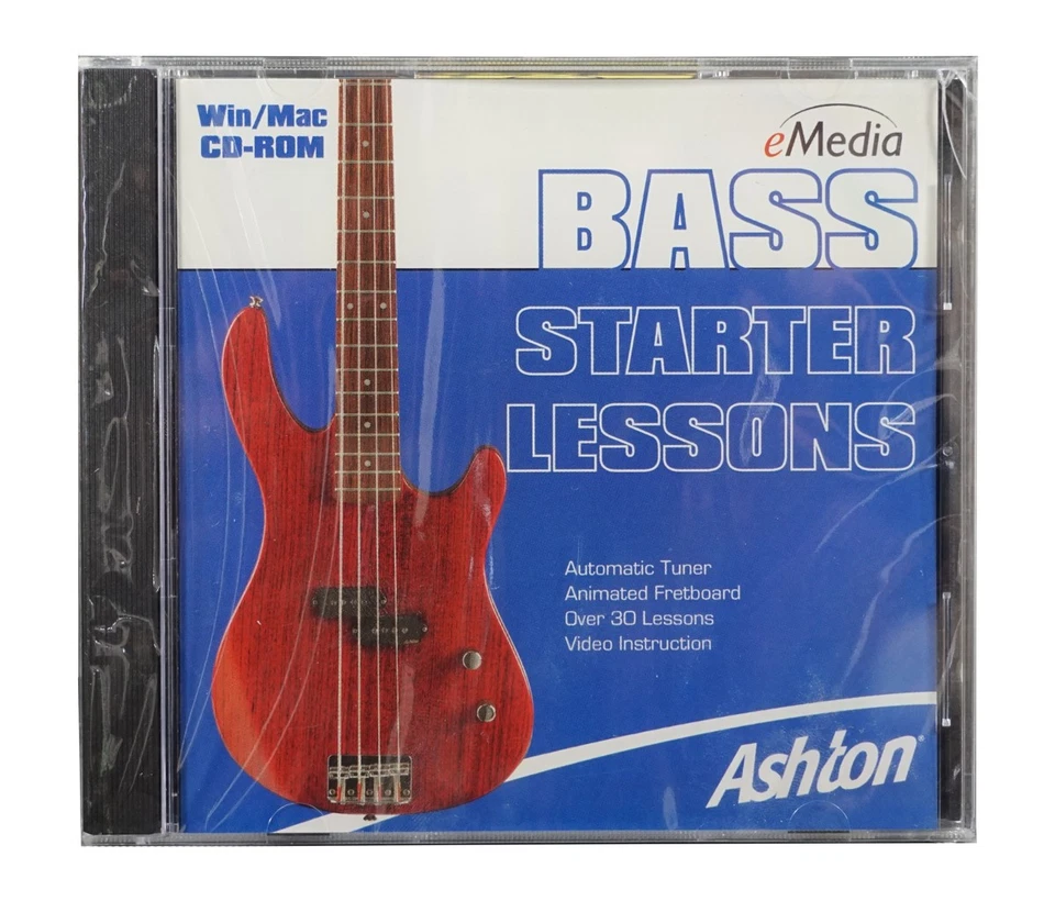 eMedia Ashton Learn to Play Bass Guitar - Win / Mac CDRom - Bass Starter Lessons - Image 1 of 4