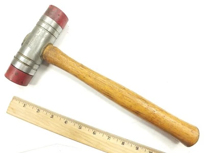 WILLIAMS TOOLS MAZO MARTILLO GOLPE MUERTO CARA SUAVE MANGO MADERA 152 HECHO EN EE. UU. Foto 1 de 4
