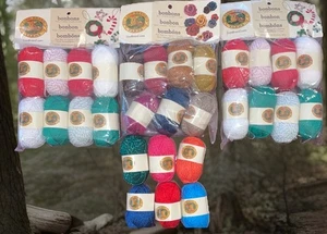 Mini matassine filati marca Lion JINGLE BELLS & PARTY 29 Sk lotto misto di 3+ - Foto 1 di 10