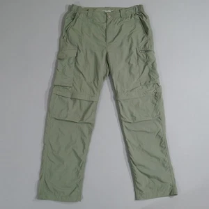 Columbia AM8004 Silver Ridge Convertible Pants Ripstop Army Green Cargo 32x30 - Picture 1 of 16