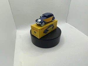Dinky Toys Deagostini Peugeot 402 Taxi 24L Blue/ Yellow MIB - Picture 1 of 6