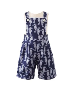 Rachel Riley Seahorse Dungaree - Picture 1 of 3
